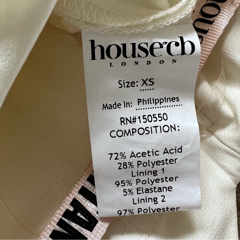 New! House CB London Reva silky cowl draped neck dress 13499 - Picture 14 of 16